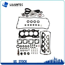 Cylinder Head Gasket Set & Timing Belt Kit For 1996-2001 Acura Integra LS 1.8L