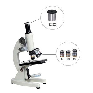 Microscope-Machine-Set-Eyepiece-Objective-Lens-Kit-Healthcare-Lab-Equipment