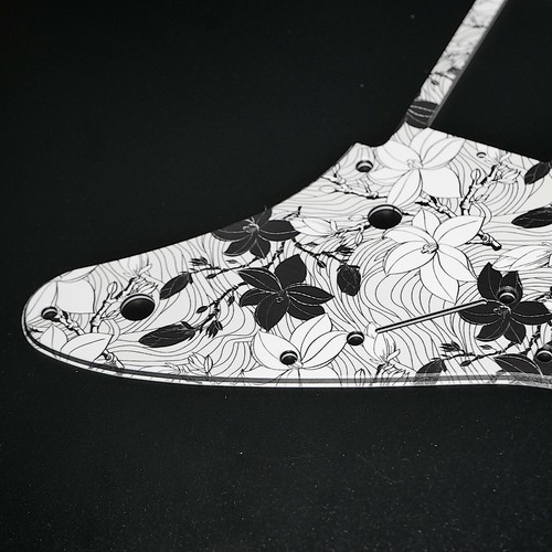 Ibanez Jem Series Pickguard • Magnolia Flowers • Custom Pickguard • Graphic - Picture 8 of 12
