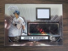 2008 Bowman Sterling #BSP-GGH Gorkys Hernandez Jersey & Autograph Card (B101)