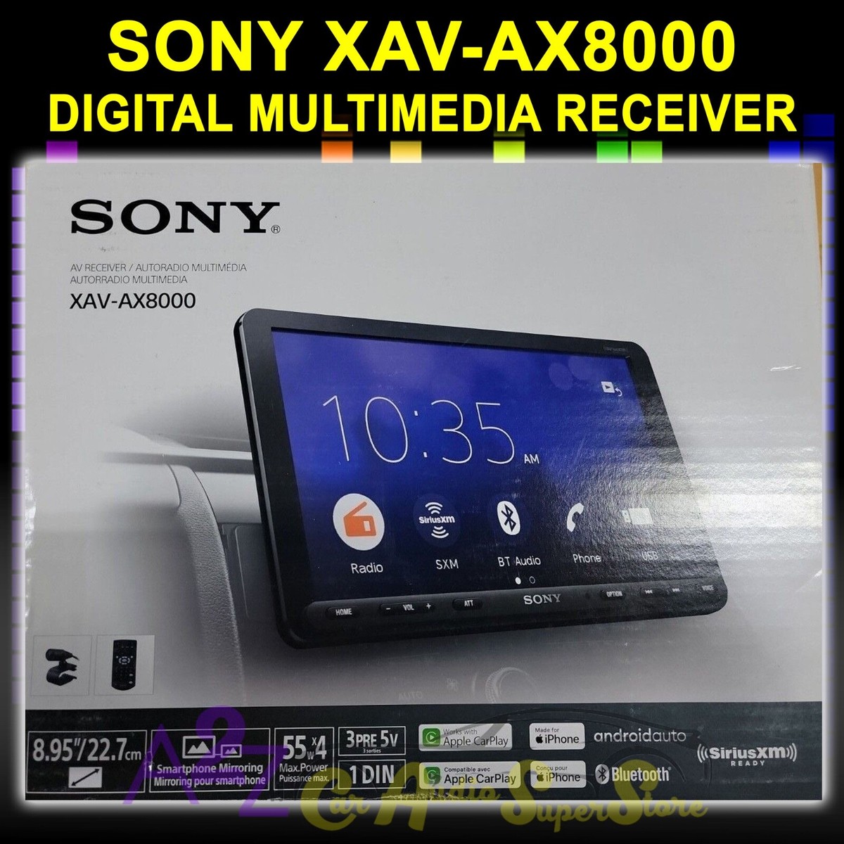 Sony XAV-AX8100 8.95'' Digital Media Receiver for sale online | eBay