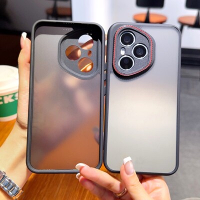 Luxury Matte Bumper Soft TPU Acrylic Shell Back Cover Case For Honor 400 Pro