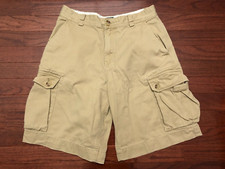 KIDS POLO RALPH LAUREN CARGO SHORTS YOUTH SIZE 16 x 10" INSEAM KHAKI TAN BEIGE