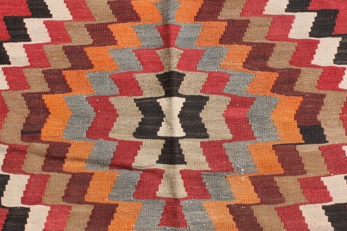 Tappeto Caucasico 69''x128'' Tessuto a Mano Kilim 176x340cm Area Rug Oriental... - Foto 6 di 12