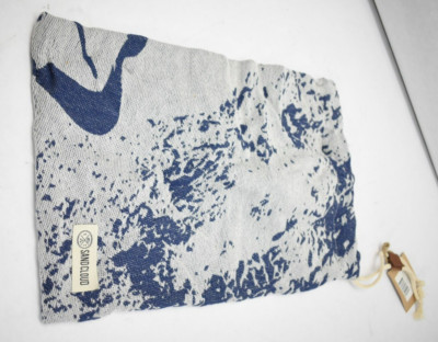 Sand Cloud Mystery Pouch ONLY X-Large Towel Bag Blue Gray Color SCF21POU003ASTXL