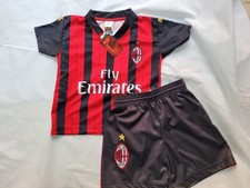 KIT MAGLIA + PANTALONCINI MILAN EL SHAARAWY TAGLIA 2 ANNI MAGLIETTA NASCITA MITO