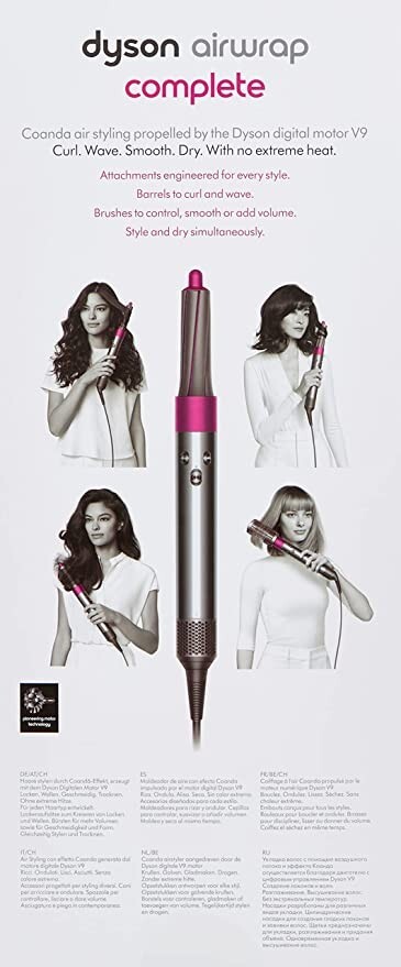 Dyson 310731-01 Airwrap Complete Styler - Fuchsia/Nickel | eBay Dyson 310731-01 Airwrap Complete Styler - Fuchsia/Nickel | eBay