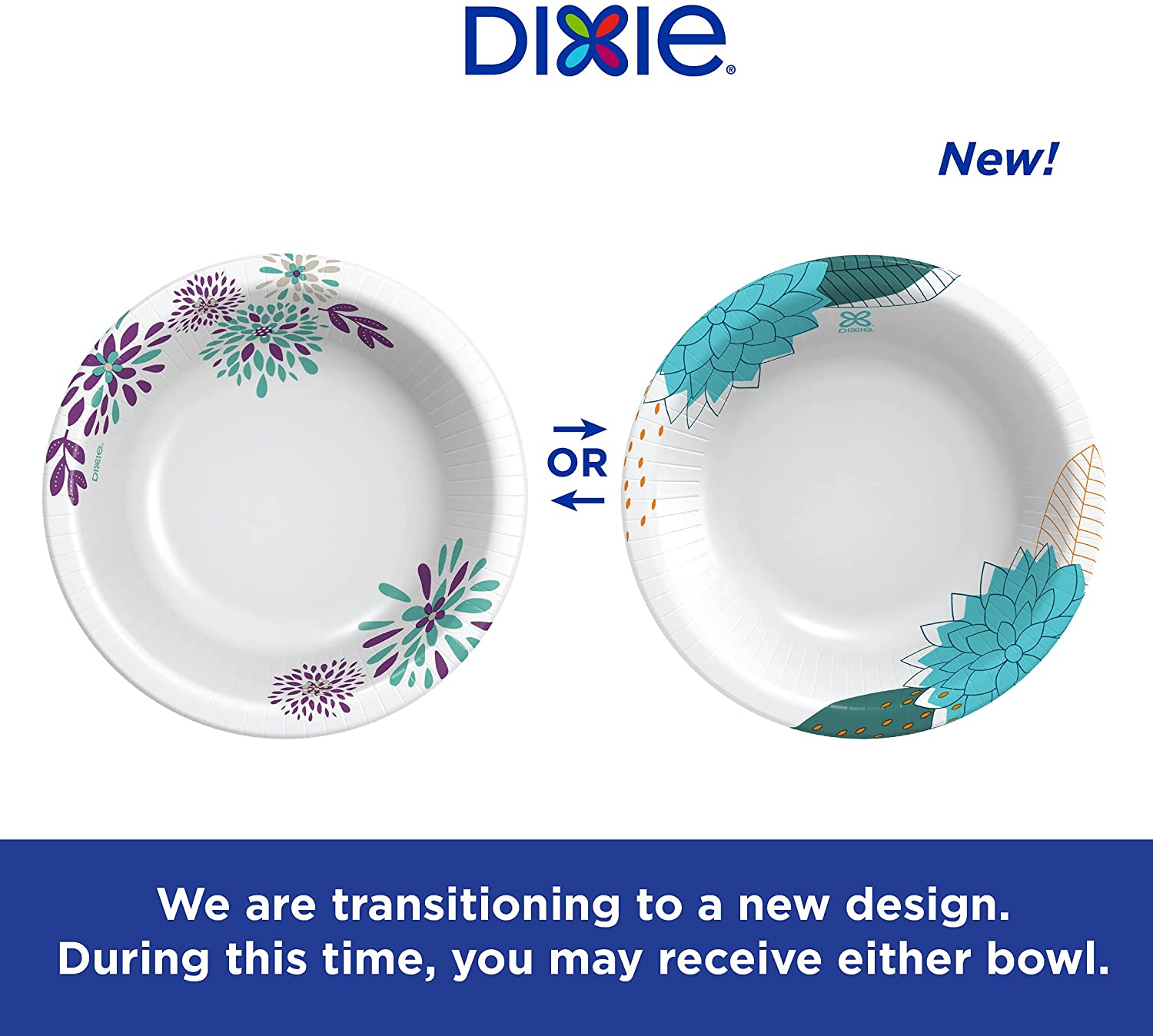 Dixie Disposable Paper Bowls, 10 oz, MicrowaveSafe, Household 288
