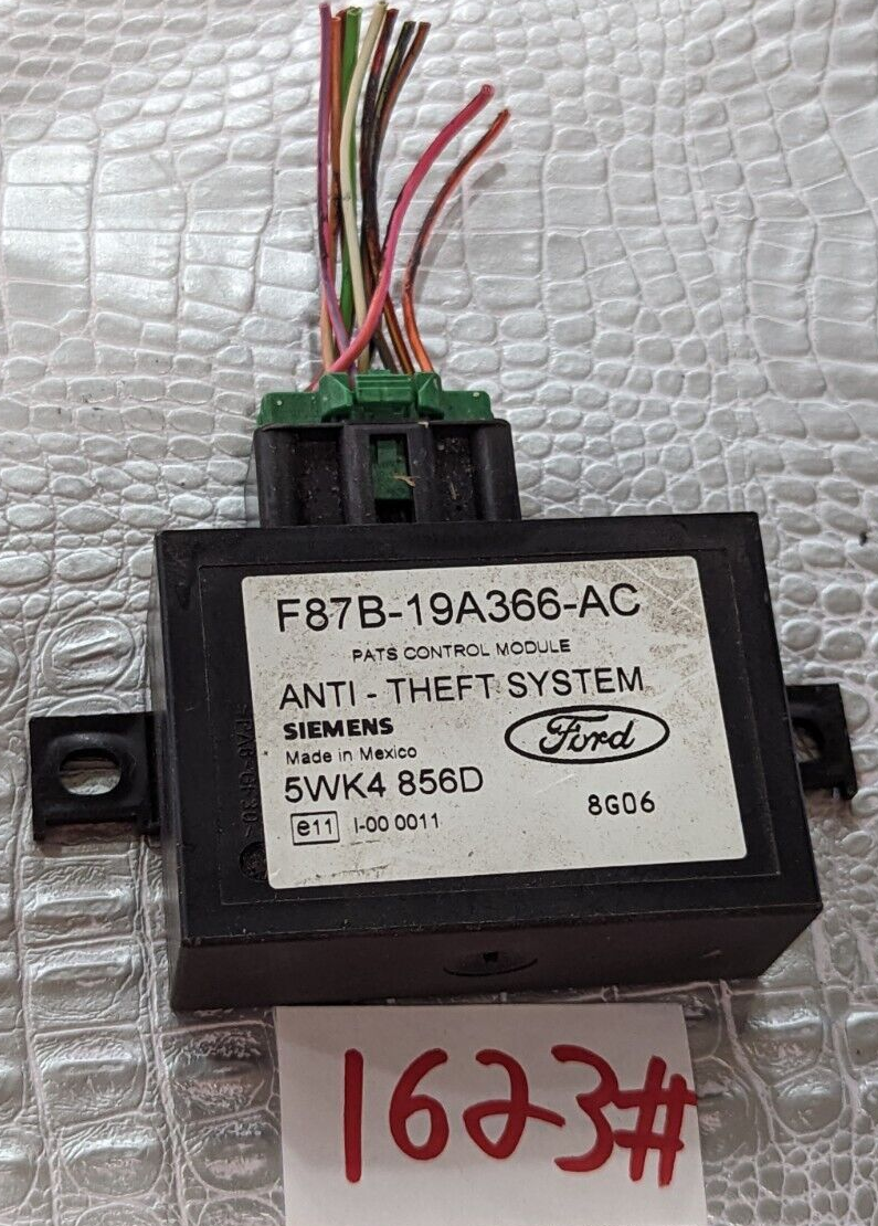 F87B-19A366-AC Ford / Lincoln / Mercury Anti Theft System Pats Control ...