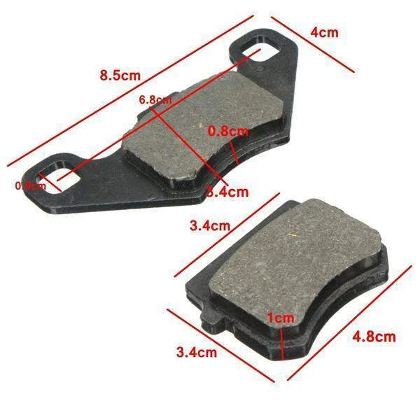 Rear Disc Brake Caliper Pads 50cc 110cc 125cc ATV Quad Buggy Dirt Bike Pit Pro - image 2 of 4