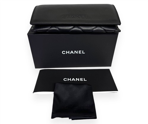Chanel Eyeglasses Glasses ch3456 1579 Polished Dark Brown Tortoise 53mm w/case - Picture 9 of 9