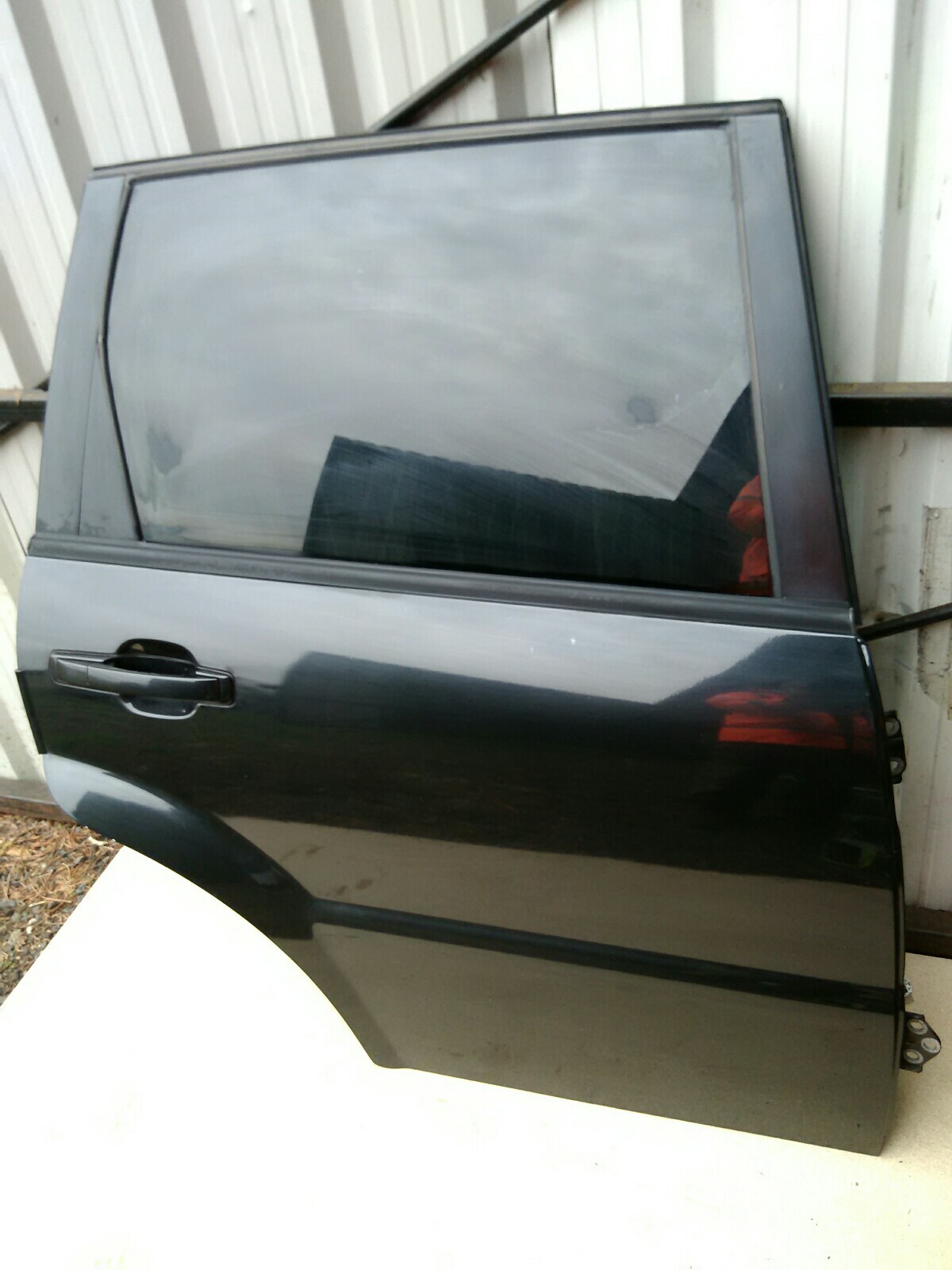 SSANGYONG REXTON REAR DOOR DRIVER SIDE (BLACK) 2005