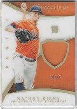 2015 Nathan Kirby Immaculate ROOKIE JERSEY /99 - #81  Virginia Cavaliers