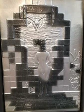 DALI Lincoln in Dalivision Platinum Bas Relief 86 of 95 Mint Condition