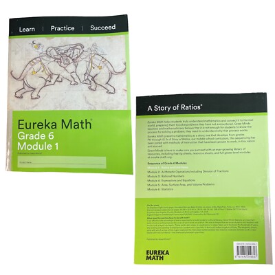 Great Minds Eureka Math Grade 6 Module1 Learn, Practice, Succeed Workbook