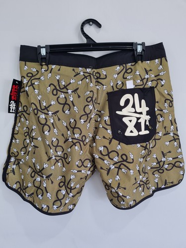 Pantalones cortos de tablero de marca 24/81 nuevos con etiquetas talla 32 - Imagen 4 de 6