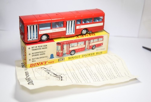 Dinky 283 AEC Red Arrow Single Decker In Original Box - Excellent Vintage