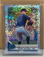 2019 PANINI DONRUSS OPTIC WHITE SPARKLE PRIZM #70 KOLBY ALLARD RANGERS RC SSP 