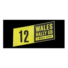 AUTOCOLLANT PLAQUE FIA WRC RALLYE DE WALESLES 2019 MOD.02 WP431