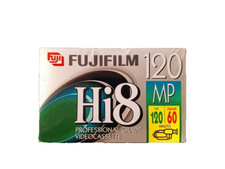FUJIFILM Hi8 Videocassette 120 MP P6-120 Fuji Sealed New Blank Video Cassette