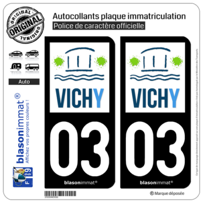 2 STICKERS AUTOCOLLANT Plaque Immatriculation : 30 Nîmes - Ville II EUR 6,00 - FR