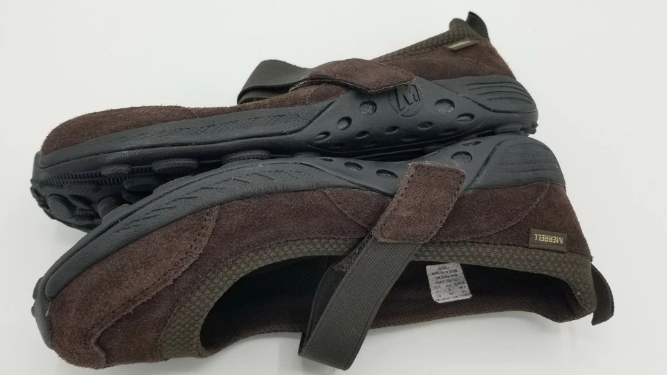 Merrell Jungle Moc Sport MJ Brown Leather Shoes Kids Size 4.5 - Image 4 of 4