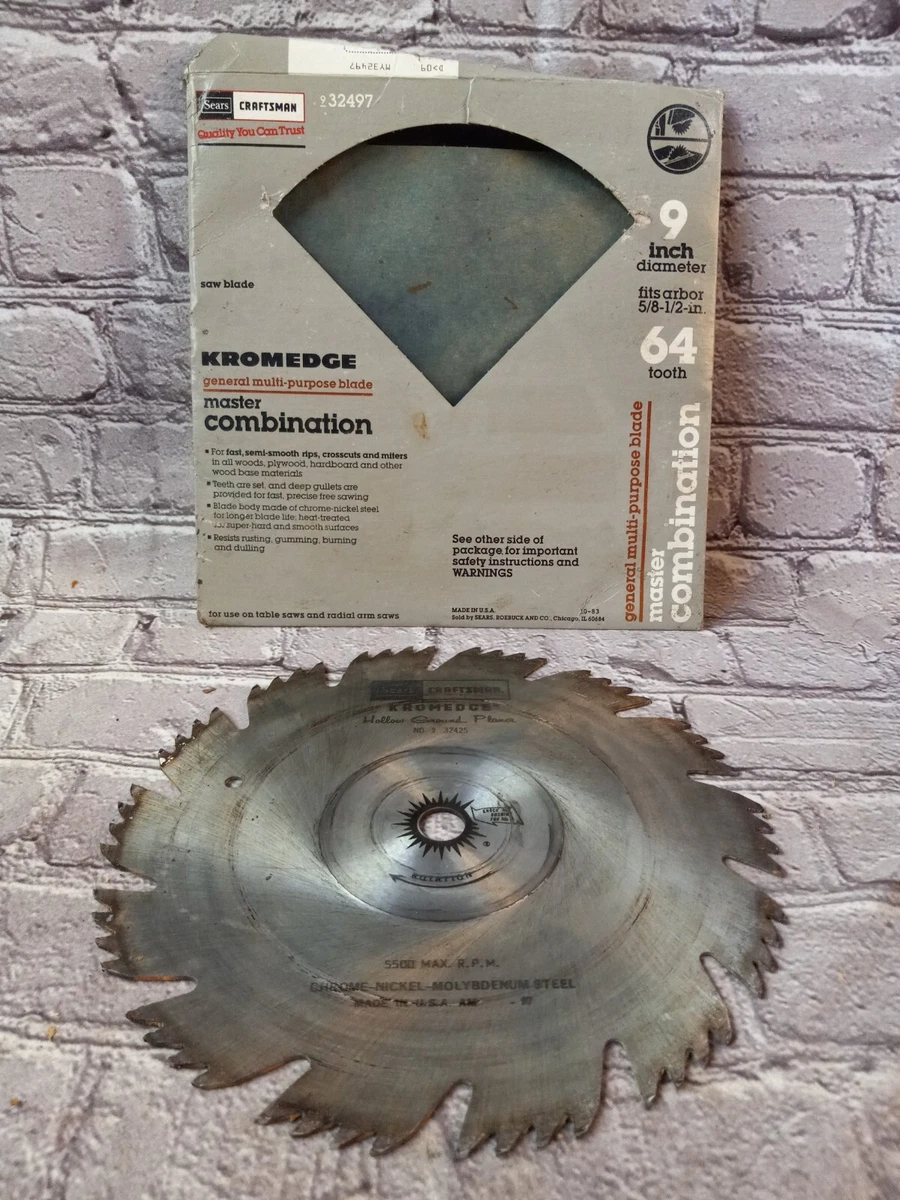 Craftsman 9 inch table saw blades deals