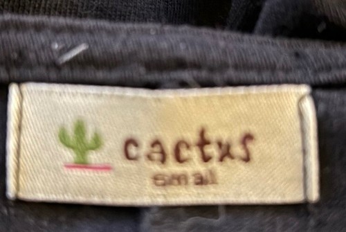 Vintage Cactus Women’s Dress Black Size S - Picture 3 of 3