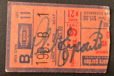 1981 Phil Esposito Signed Ticket LAST Game/1590th Pt /NY Rangers/Boston Bruins🥏 1981 Phil Esposito Signed Ticket LAST Game/1590th Pt /NY Rangers/Boston Bruins🥏