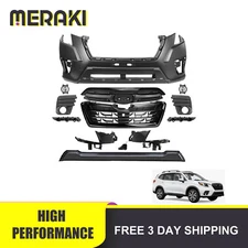 For 2022 2023 2024 Subaru Forester Front Bumper Cover Grille Kit With Fog Lights