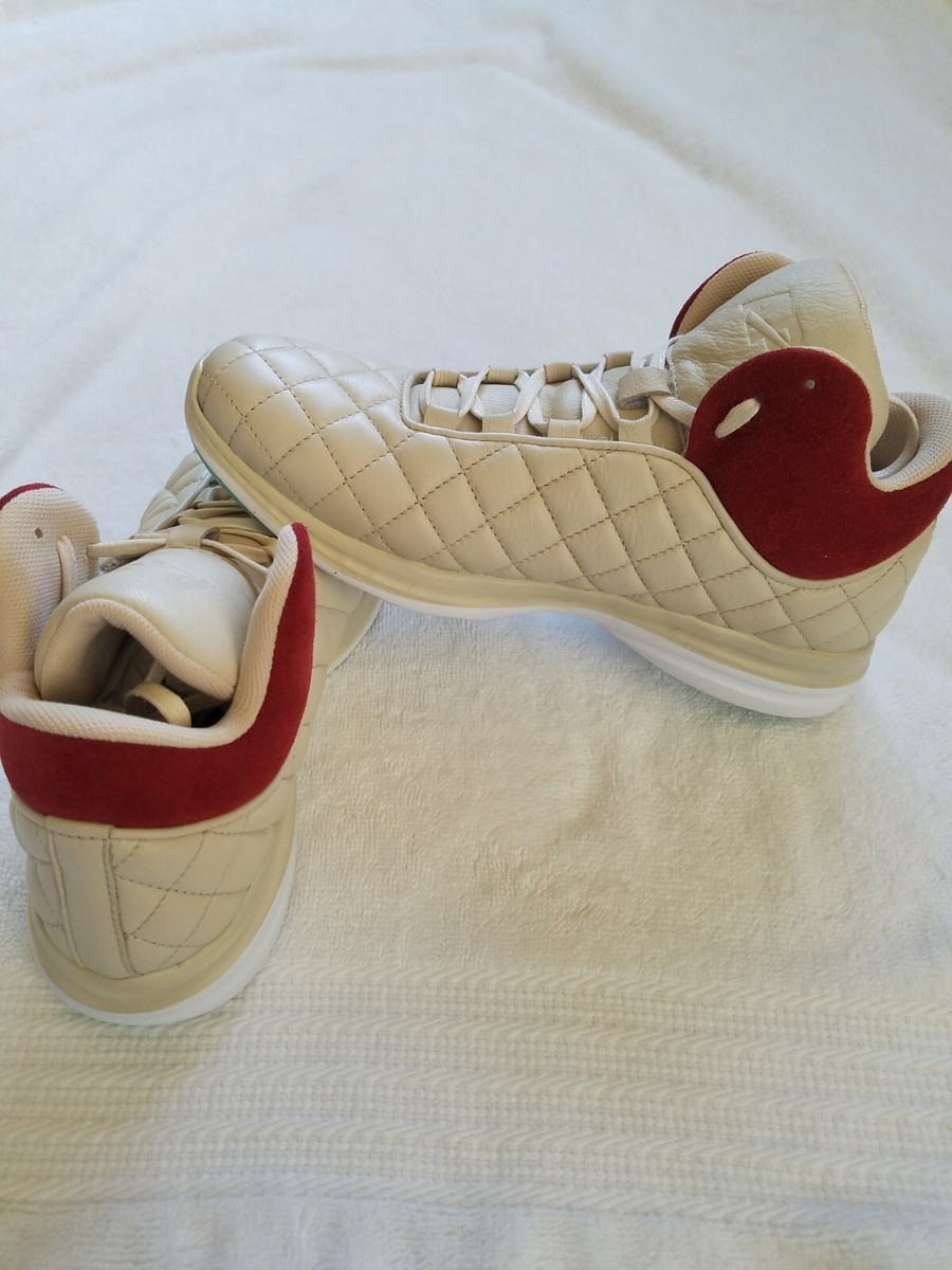 APL Women's Quilted Leather Lusso Tan Red Sneaker Shoe Size 5.5