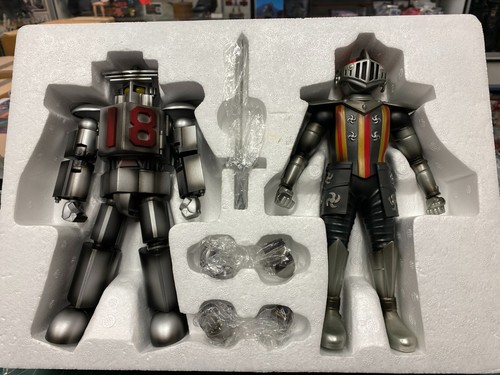 Vintage Daitetsujin 18 Chogokin Diecast Robot two figure set Imagine MIB - Picture 2 of 5
