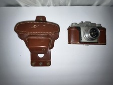 Kodak Pony IV Camera with Original Two Piece Leather Case UNTESTED
