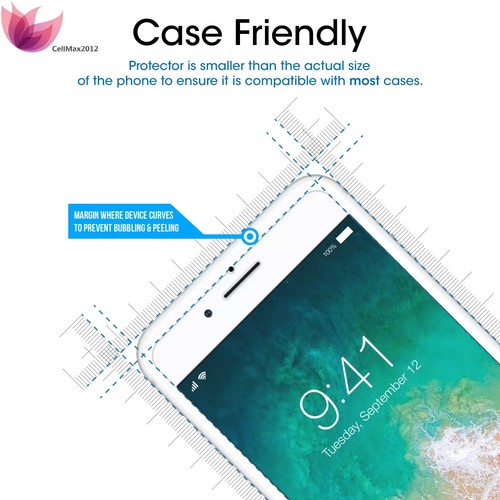 Bulk Lot 100X Tempered Glass Screen Protector For iPhone 16 15 14 13 12 11 XR Xs - Picture 7 of 10