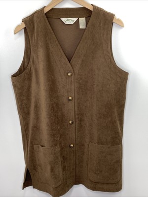 orvis suede vest