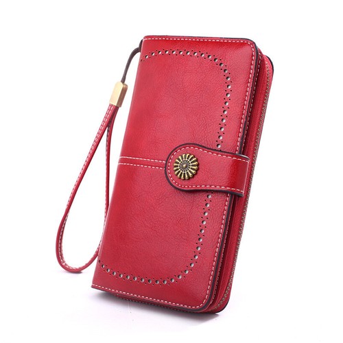 Ladies Leather Wallet Long Purse Phone Card Holder Case Clutch Large Capacity UK - Picture 15 of 31