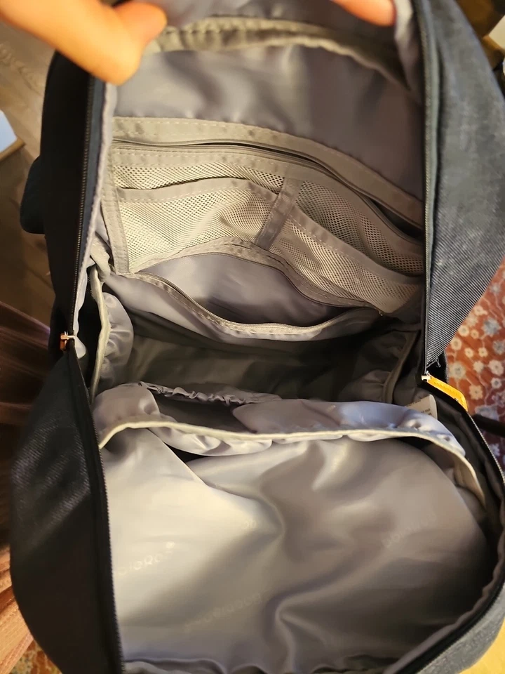 BabbleRoo Diaper Bag Backpack Baby Essentials Travel Tote Multi function Blue - Image 4 of 4