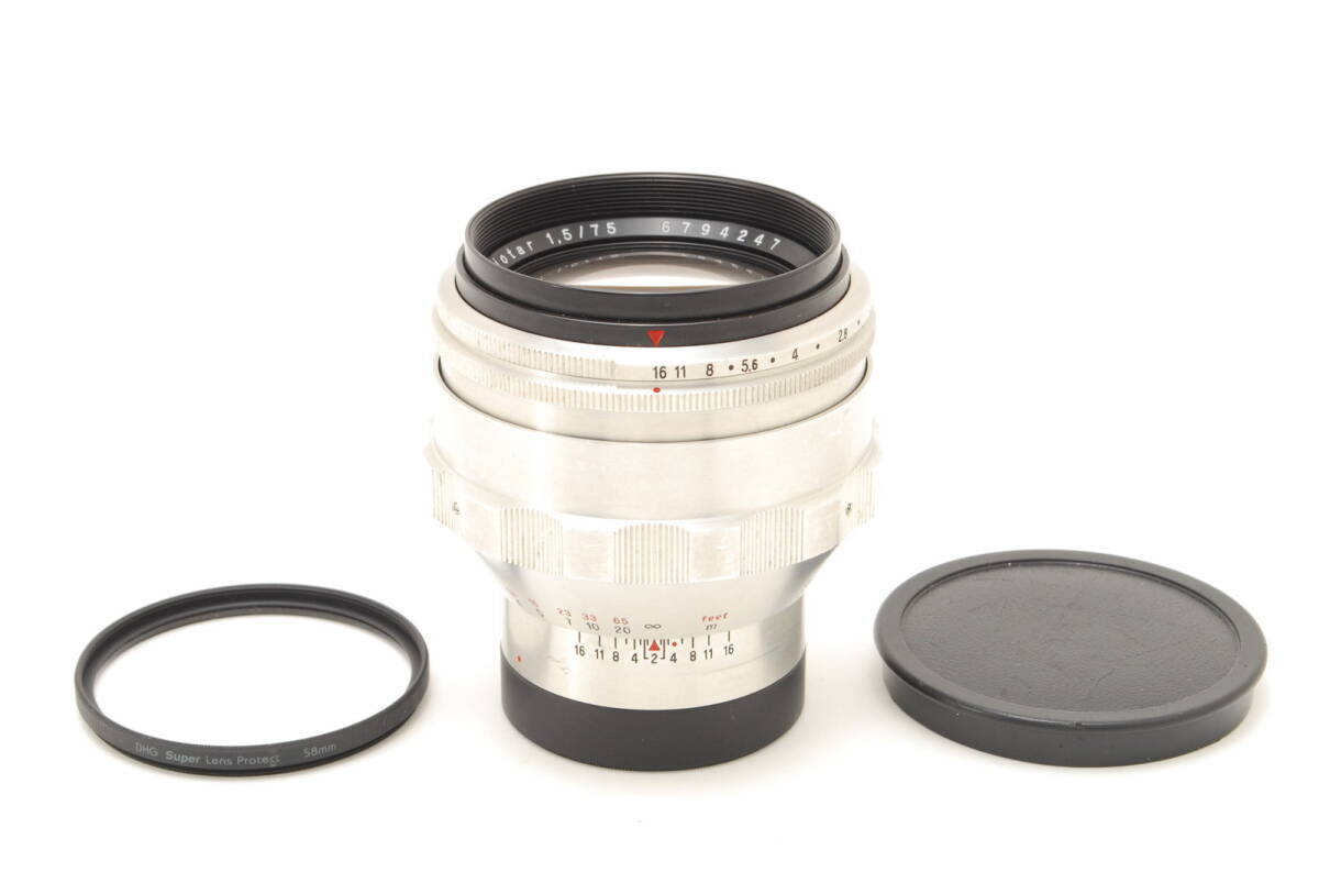Carl Zeiss Jena Biotar 75mm f1.5 OH済 Carl Zeiss Jena Biotar 75mm f1.5 EXAKTA Silver | eBay