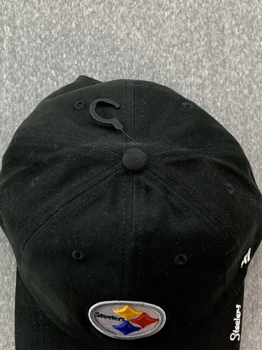 PITTSBURG STEELERS NFL '47 Clean Up WOMEN'S ADJUSTABLE Strap Back Cap Hat Round - Picture 6 of 16