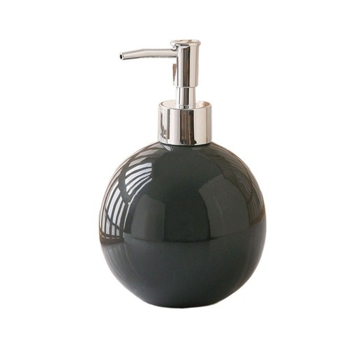 Refillable Ceramic Hand Soap Bottle Press Type Bath Lotion Pump Jar Countertop - Picture 25 of 27