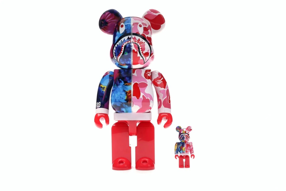 100% Authentic Bearbrick x A Bathing Ape x Mika Ninagawa