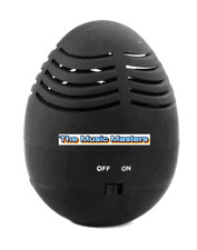 Egg Shape Mini Stereo Audio Tumbler SPEAKER Rechargeable USB 3.5mm Wired Black