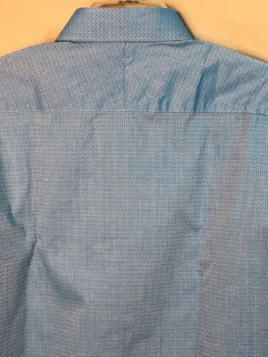 Perry Ellis Premium Slim Fit Oberhemd Herren Größe 16 1/2 34/35 blau - Bild 4 von 13