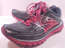 Brooks Womens Glycerin 14 1202171B093 Gray Pink Running Shoes Lace Up Size 9.5 B