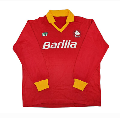 MAGLIA as roma nr ennerre barilla 1988-89 CALCIO SHIRT JERSEY