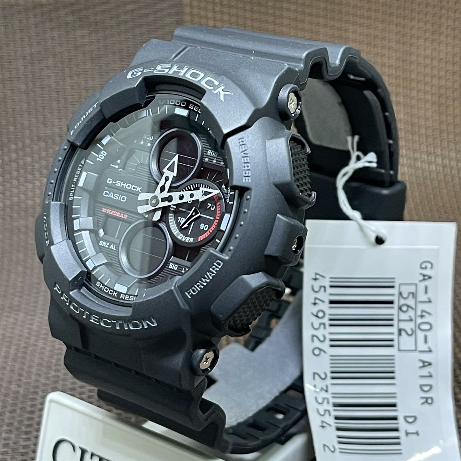 Casio G-Shock GA-140-1A1 90's Stereo Component Device Modif Men's Watch