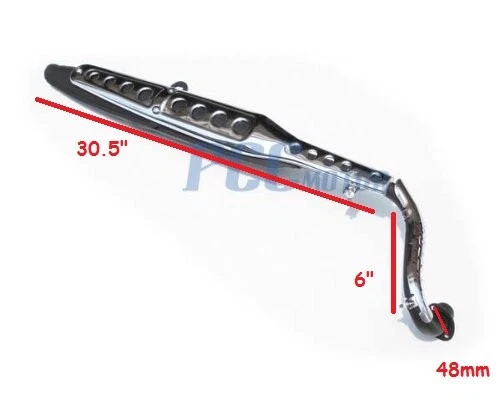 MUFFLER SYSTEM for LIFAN MINI TRAIL HONDA CT 70 CT70 CT EXHAUST M EX18 - Image 2 of 2