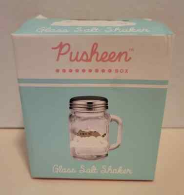 Pusheen Box Winter 2021 Cat Glass Salt Shaker Cinnamon Sugar Cheese Powder