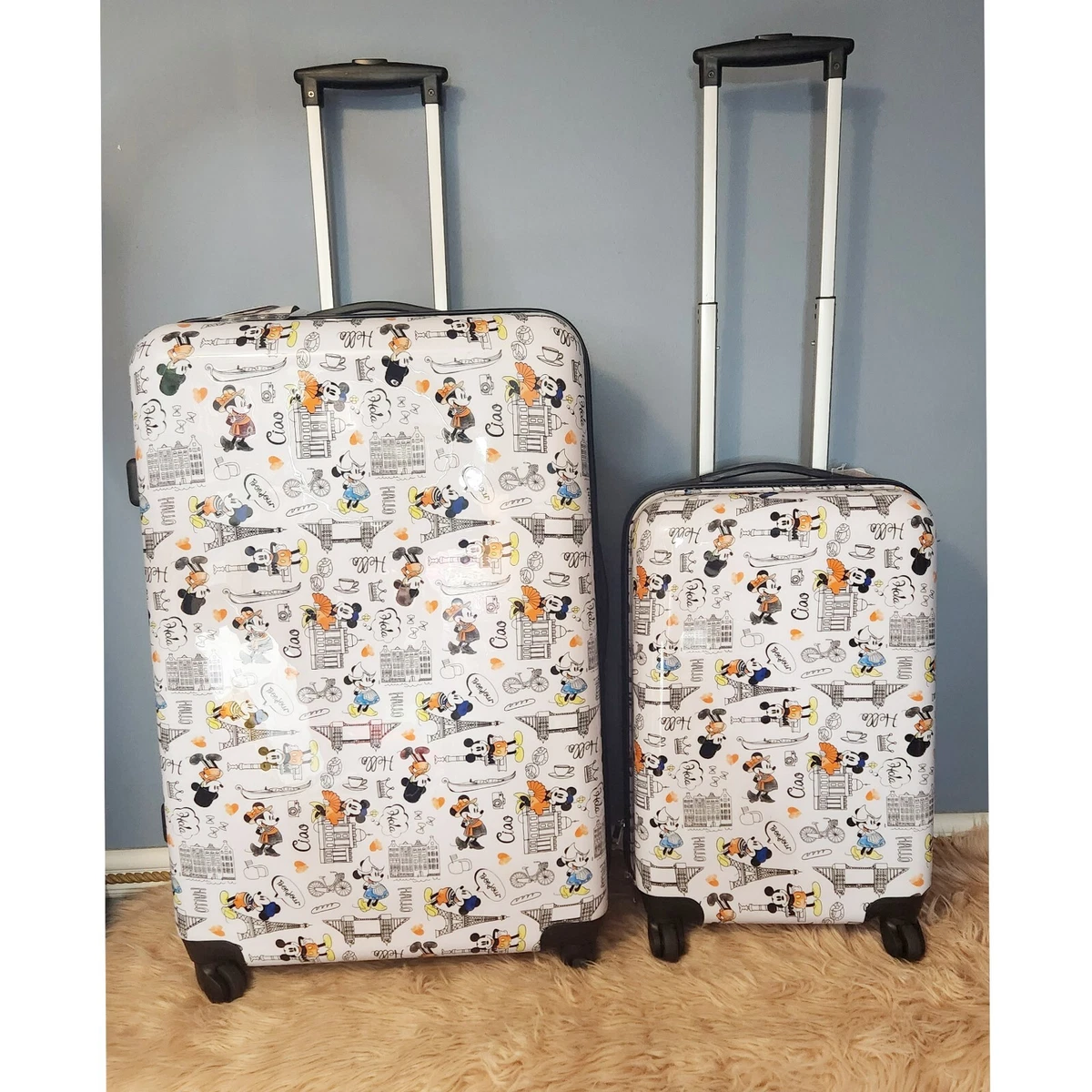 Mickey mouse 2 online piece luggage set