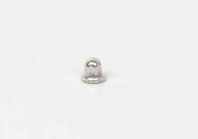 14K Solid White Gold Screw Back Earring Backing (small) by pc